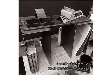GRAVIRoN Bite+shelf 酸洗鉄 （デスクシェルフ）
