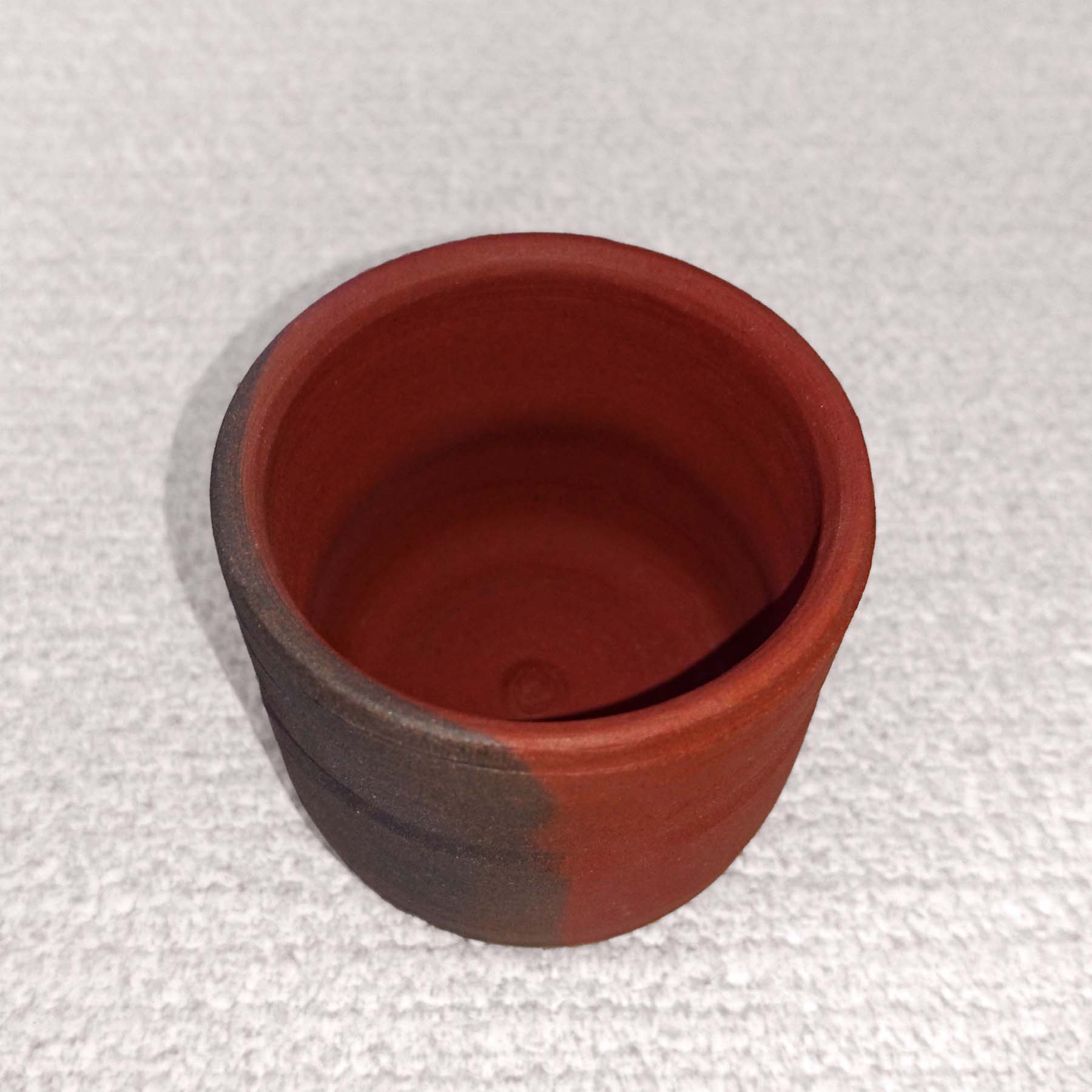 五代伊藤赤水作 無名異窯変ぐい呑み