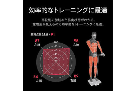 【ふるなび限定】最短翌日発送【RD804LBK】タニタ 左右部位別体組成計 インナースキャンデュアル 体重計 FN-Limited
