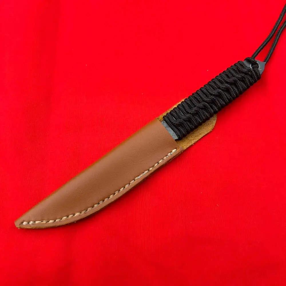 【職人技の極み】ペーパーナイフ 110mm 革ケース付き / アウトドア キャンプ 釣り / 南島原市 / 重光刃物鍛造工場[SEJ027]