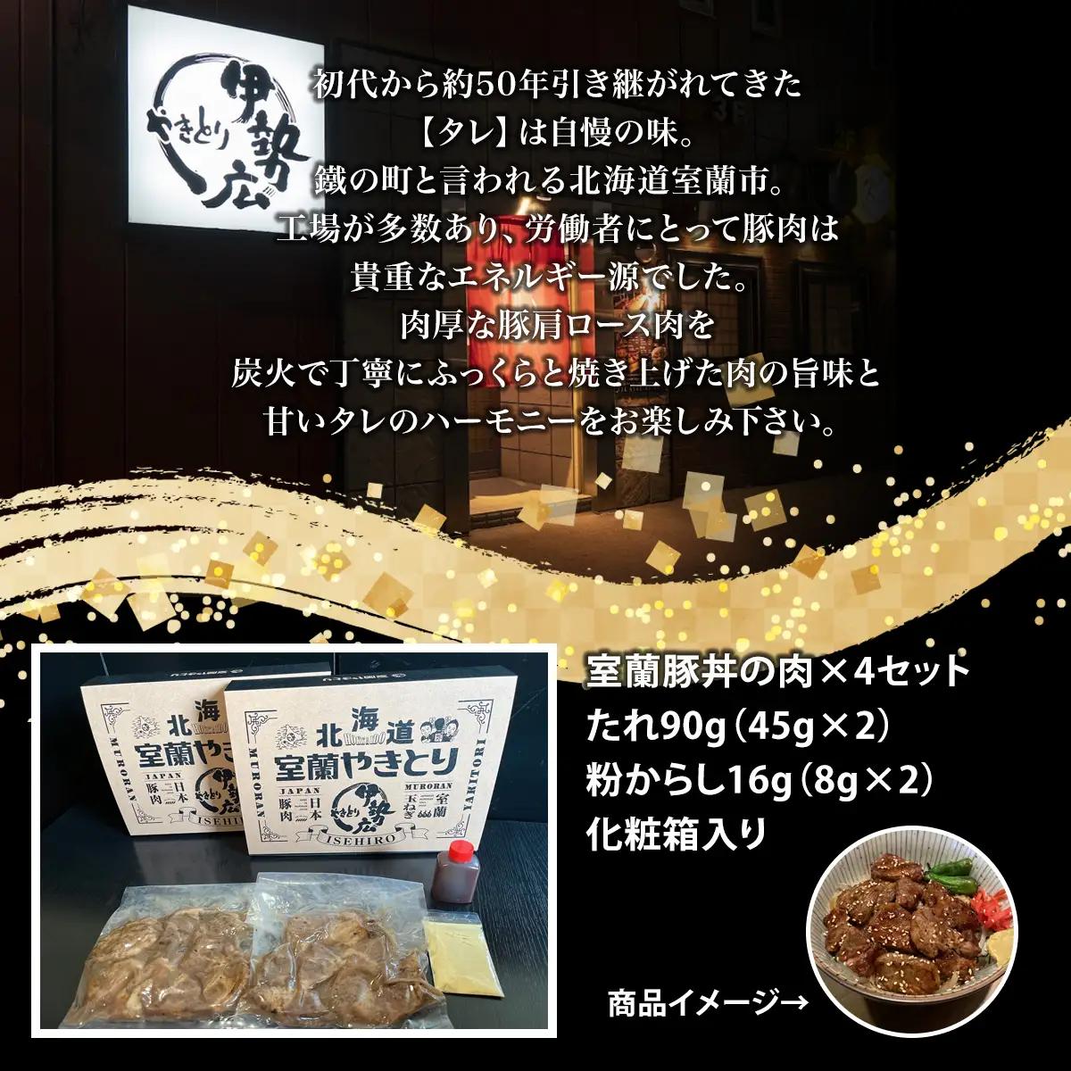 【伊勢広】北海道 室蘭豚丼の肉セット MROAN001