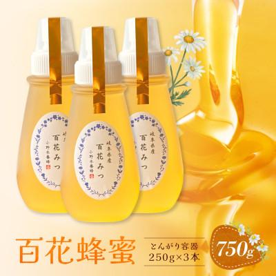 ふるさと納税 大野町 岐阜県産　百花みつ　250g　×3本セット