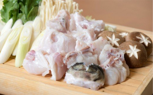 朝〆新鮮とらふぐ ぶつ切り・焼きヒレセット(3〜4人前)