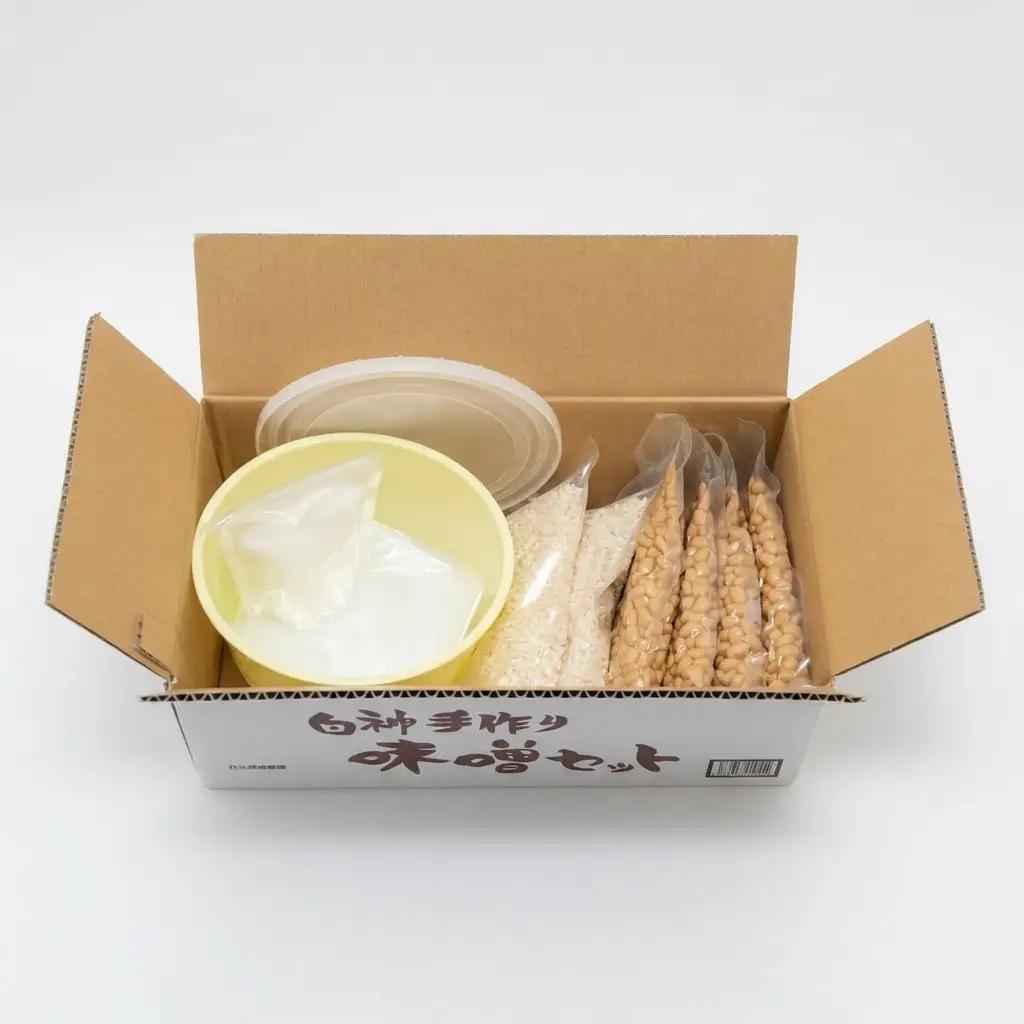 味噌 白神屋 手作り 発酵食品 味噌キット【2kg】