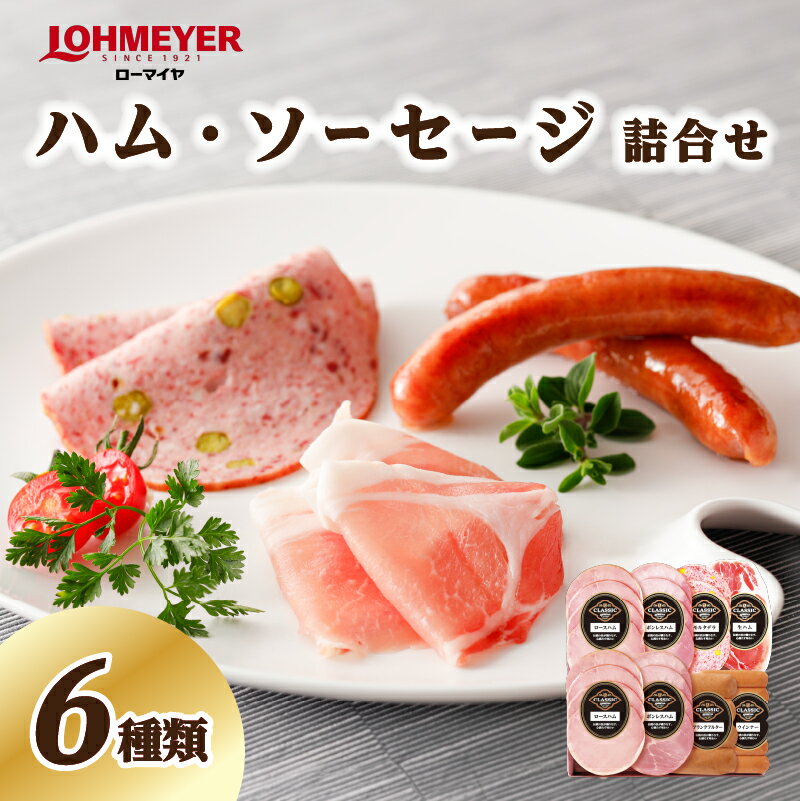 【ふるさと納税】 ローマイヤ ハム・ソーセージ 詰合せ 栃木県 那須塩原市 ロースハム ボンレスハム 生ハム モルタデラ ウインナー フランクフルター 食べきりサイズ バラエティパック セット お酒のお供 オードブル ギフト 贈答 冷蔵 送料無料