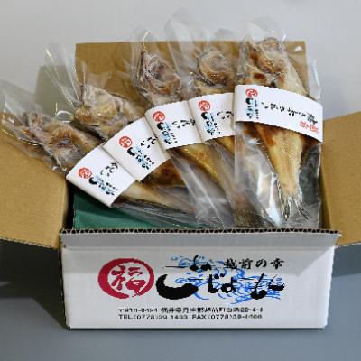 ふるさと納税 越前町 【越前海岸・美味直送シリーズ】越前焼き赤かれい　5尾入 |  | 01