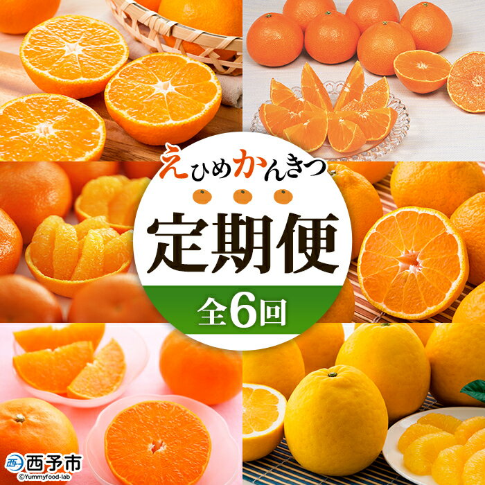【ふるさと納税】＜2025年11月発送開始 えひめかんきつ定期便 全6回＞ 果物 フルーツ みかん ミカン 蜜柑 柑橘 日の丸みかん 紅まどんな 伊予柑 いよかん デコポン せとか 河内晩柑 愛媛県観光物産協会 愛媛県 西予市【常温】『2025年11月に第1回目を順次出荷予定』