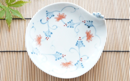 【波佐見焼】一閑人小皿 万歴渦・面取花唐草・藍唐草・蛸唐草 4枚セット【FOURGRACE】[UG17]