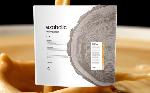 【ミルクティー風味】 EZOBOLIC プロテイン 1kg 【 定期便 3回 】