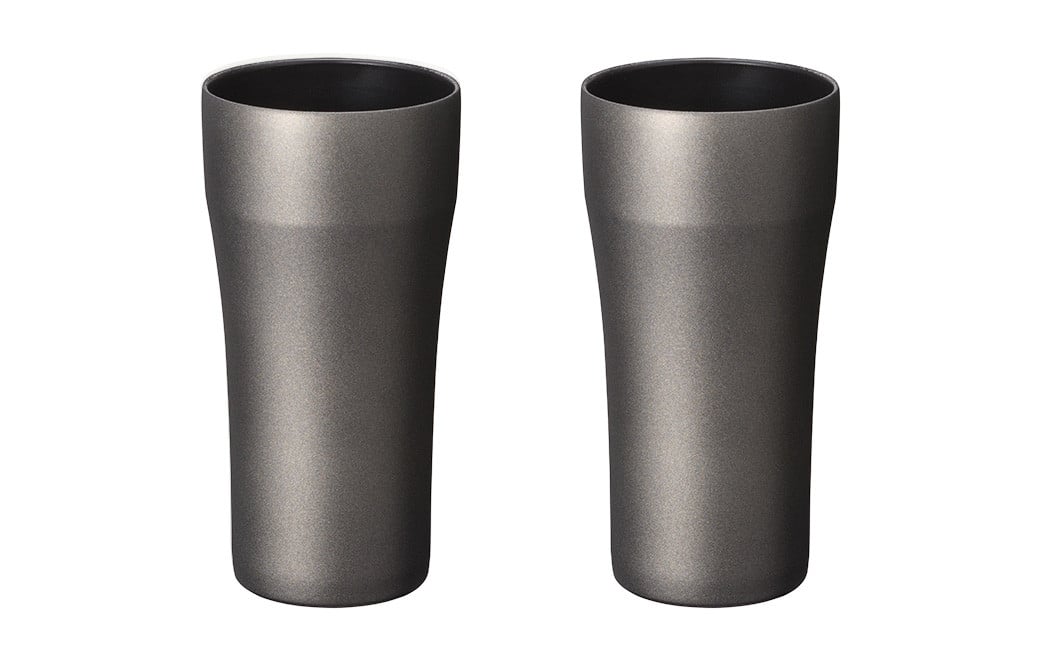 【京セラ】真空断熱タンブラー 420ml ＜ブラック＞ ペアセット （2個） CERAMUG タンブラー 真空容器 保冷 保温 真空断熱 セラミック トラベルカップ KYOCERA BSR-625-2