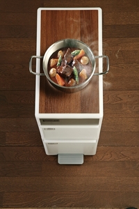 分別スイングステーションワイドウッドトップ３段 ＢＷＰ－１２ＢＳWT ホワイト ／ ライクイット ダストストッカー ゴミ箱 多分別  スイングパネル フットパネル 耐熱性木天板付き 奈良県 葛城市