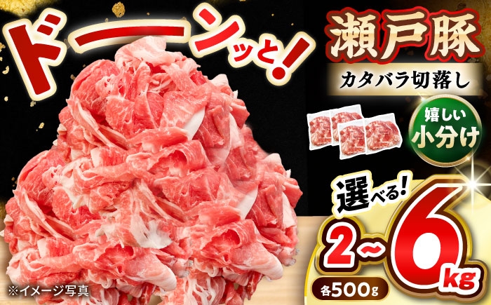 
                  【選べる容量・発送月】 瀬戸豚 豚肉 肩バラ 切り落とし / 肉 豚バラ 豚肉 切り落とし 丼 炒め物 焼肉 カレー 豚肉切り落とし 豚バラ肉  / 瀬戸市 / 関屋精肉店 [BBBQ154]
                