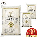 【ふるさと納税】【期間限定発送】 米 令和6年 ひゃくまん穀 精米 10kg ×3袋 計 30kg [中橋商事 石川県 宝達志水町 38600971] お米 コメ 白米 ごはん 美味しい 石川