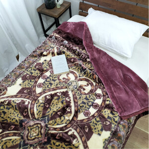 【シングルサイズ】吸湿発熱シルキータッチ2枚合わせ毛布 ピンク1枚 YO-4700-PI