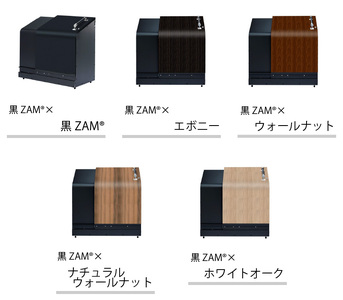 ホームスライドダスポン プレミアムモデル 774 黒ZAMR仕様｜ゴミ箱 屋外 ゴミステーション 宅配ボックス