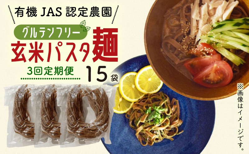
                  【3回定期便】有機グアバ農園のグルテンフリー玄米パスタ麺 100g×15袋セット | 定期便 グルテン フリー グルテンフリー 食品 麺 メン めん パスタ 人気 おすすめ JAS認証済 高知県 南国市
                