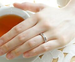 指輪 天然 ダイヤモンド 0.17ct 透かし フェミニン SIクラス【pt950】r-108（KRP）M35-1410