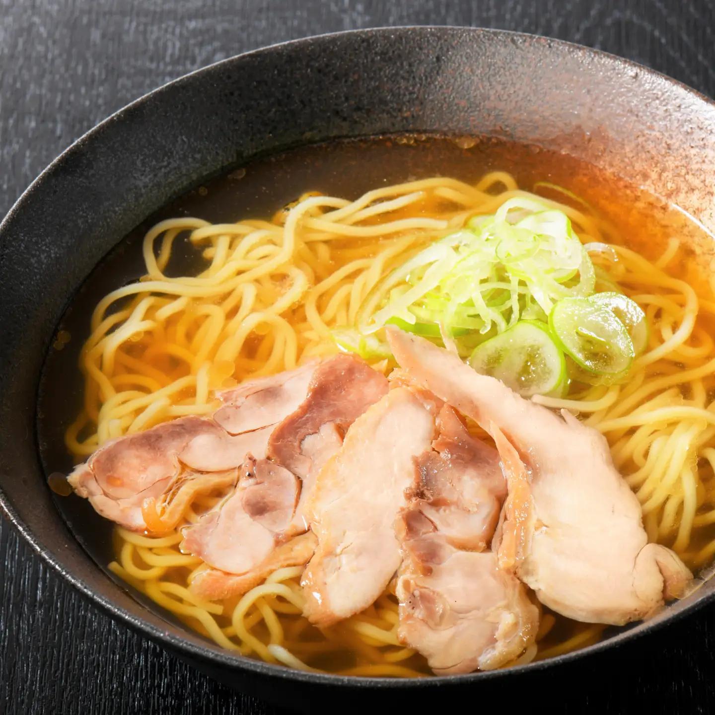 肉中華 冷蔵 かほく冷たい肉中華 4食分 チャーシュー付 肉中華