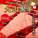 【ふるさと納税】HA-05　大山黒牛バラ焼肉　600g　黒毛和牛 和牛 牛 旨み 冷凍 鳥取県 鳥取県産 大山町 大山 大山産お土産 返礼品 国産 高級 高級品 お取り寄せ ご当地