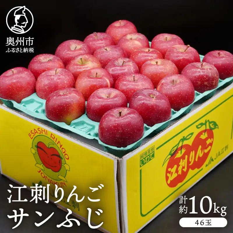 江刺りんご サンふじ 約10kg(46玉) [AQ028]