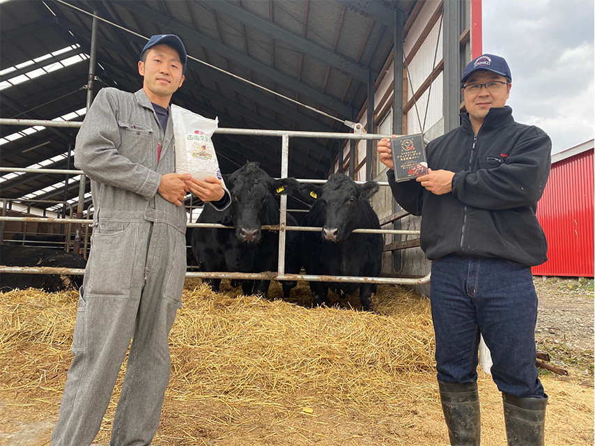 北海道 北広島産 ブラックアンガス牛 宮北牧場カレー 2人前 と タカシマファームのお米 3kg セット