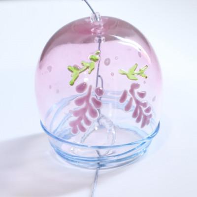ふるさと納税 岡崎市 【数量限定】ガラス風鈴(五万石ふじ)　岡崎ガラス工房 葵 |  | 01