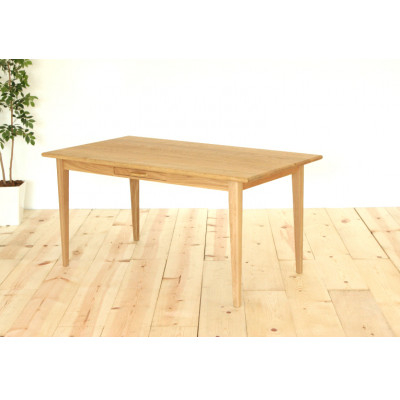 
            ダイニングテーブル　カレン　150×80×72cm　オーク無垢材　大川家具(福岡県)【1462469】
          