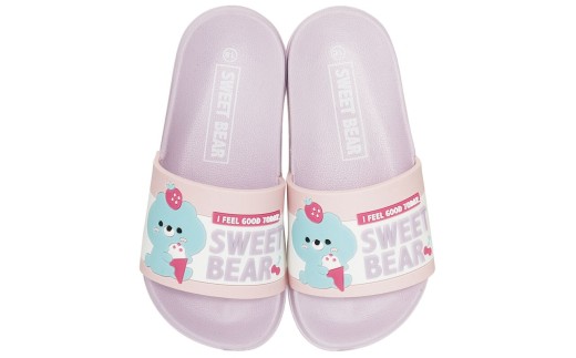 キッズ シャワー サンダル【18.0cm】 子供 こども かわいい 夏 海 ビーチ スケーター skater Sweet Bear クマ くま 女の子 女子【プール 海水浴 子ども キャラクター】 奈良県 奈良市 なら4-078