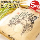 【ふるさと納税】熊本県菊池産 ヒノヒカリ 白米 5kg 令和6年産 七城物語 高野さんちの自然栽培米 精米 米 お米 自然栽培米 特A 国産 九州産 熊本県産 送料無料