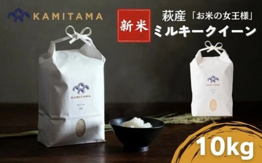 
                  ミルキークイーン 令和7年 10kg 米 コメ こめ 萩産 KAMITAMA
                