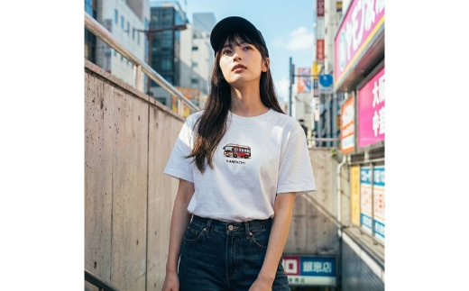 【 荻窪 】 KANPACHIバスTシャツ 1枚 （ ホワイト ） シャツ 服 プリントシャツ イラストシャツ ファッション オシャレ メンズ レディース 男性 女性 アパレル 半袖 衣類 カジュアル
