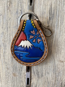 a10-834　静岡側からの 富士山 キーリング 磁石入り