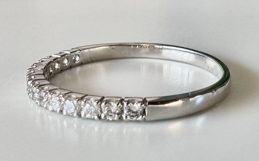 プラチナダイヤモンドリング ハーフエタニティーリング 0.20カラット 【AW-703/0014】 