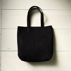 トートバッグ (ブラック) Ultrasuede (R) [2582]