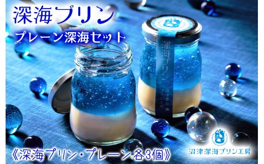 
                  深海プリン ×3個 プレーンプリン× 3個  合計6個セット 沼津深海プリン工房 プリン スイーツ デザート プレゼント ギフト 贈答 誕生日 お祝い 沼津 静岡 
                