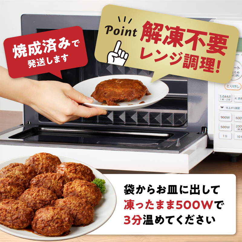 【伊万里牛100%使用】伊万里牛デミハンバーグ(150g×3個)個包装 J1236_イメージ5