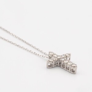 PT900/PT850 0.2ct ダイヤモンド ペンダントネックレス　FHH-019845