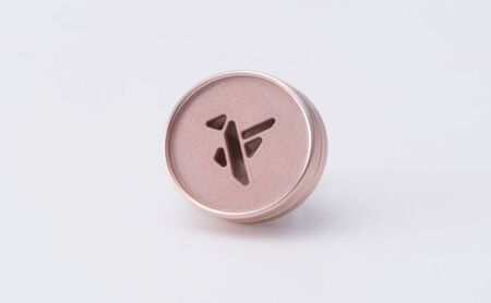 ～香りを纏う～ 　ALMA Aroma Pins-motif- 雑貨 ファッション アクセサリー ピンバッチ アロマオイル 持ち運び おしゃれ ジャケット お守り クローバー  blue/leaf