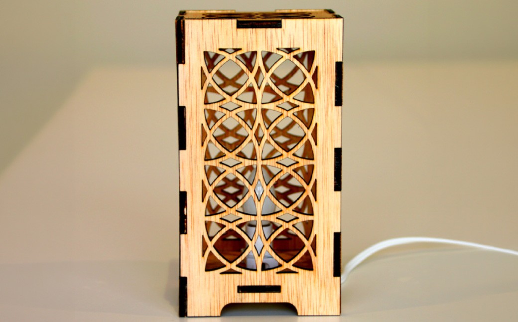 木製行燈型 LEDランタン