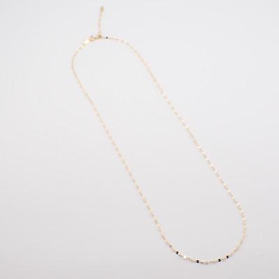 ふるさと納税 飯豊町 K18 ペタルスライドネックレス 50cm 造幣局検定マーク付き