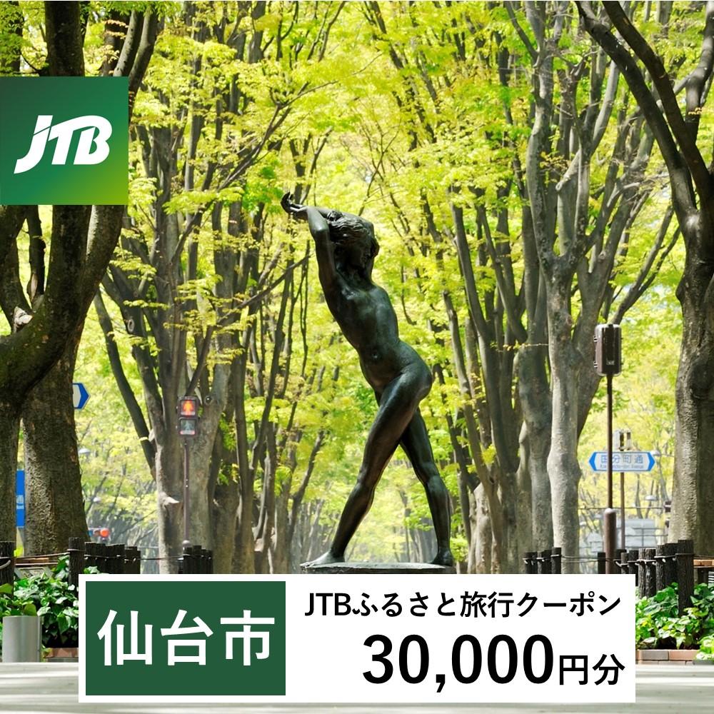 【仙台市】JTBふるさと旅行クーポン（Eメール発行）（30,000円分）【宮城県 仙台市 トラベル 宿泊 予約 人気 おすすめ】