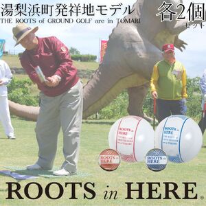 177M.グラウンド・ゴルフ ボール&マーカー各2個セット