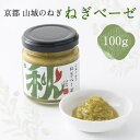 【ふるさと納税】 京都山城のねぎで作った ねぎベーゼ 100g 九条ねぎ 九条ネギ 京野菜 ねぎ ネギ 添加物 着色料 不使用 調味料 薬味 手軽 ジェノベーゼ パスタ グリル スープ ピザ パン 秋田農園