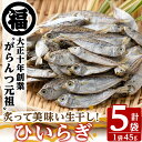 【ふるさと納税】鹿児島県阿久根市産生干し「ひいらぎ」(計5袋・1袋45g)国産 魚介 干物 ひもの ヒイラギ がらんつ干物【マルフク川畑水産】a-12-153