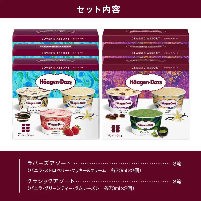 ハーゲンダッツ『アソートボックス6箱』 アイス アイスクリーム スイーツ 北海道_H0016-124