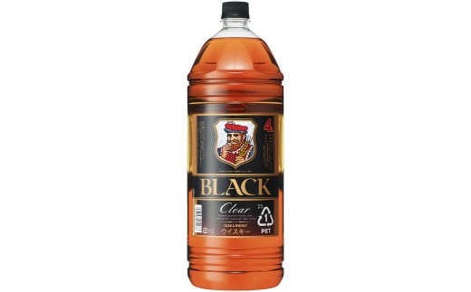 ブラックニッカ　クリア　4L×1本 〈 ニッカ ウイスキー ブレンデッドウイスキー ウィスキー 酒 ロック ハイボール 水割り ウイスキーフロート  家飲み 大容量 ペットボトル  正月 年末年始 夏休み 冬休み whisky 〉