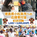 【ふるさと納税】 （返礼品なし）1,000円～3,000,000円　徳島県小松島市への寄付　応援寄付金