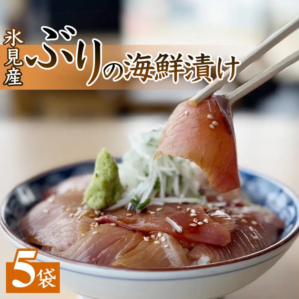 氷見産ぶりの海鮮漬け 5袋 | ぶり 漬け
