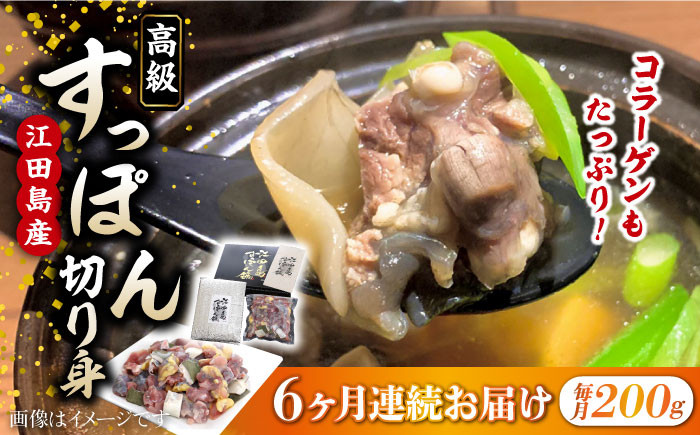 
            【全6回定期便】いつもの鍋が料亭級に大変身！？安心安全な国産の最高級食材！江田島すっぽん【切り身】200g すっぽん すっぽん鍋 スッポン コラーゲン セット 珍味 海鮮 魚介類 冷蔵 鍋 なべ 唐揚げ スープ 料理 簡単 和食 美容 健康 食材 高級 天然 グルメ リピート ギフト 人気 高品質 好評 広島県産 江田島市/平井興産株式会社[XAC009]
          