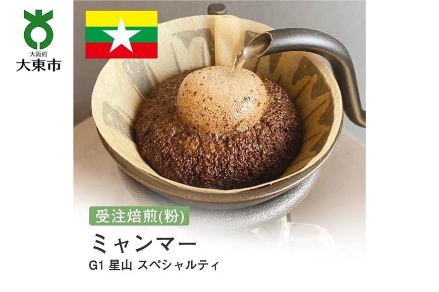 [粉]#150 受注焙煎！310g ミャンマー G1 星山 スペシャルティ 珈琲粉 コーヒー粉 自家焙煎 272183_BG280